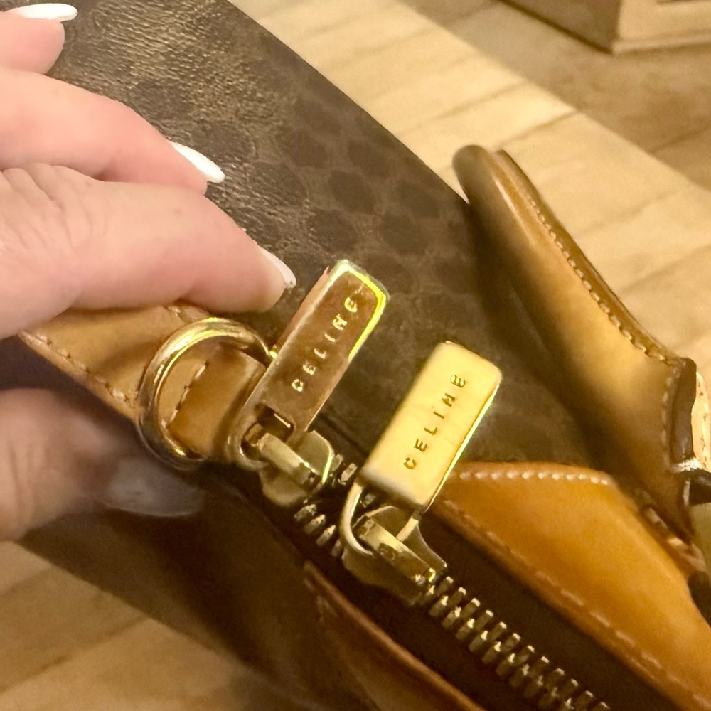 Celine Brown and Tan Handbag - Picture 10 of 15